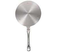 SAFIGLE Plaque D'adaptation pour Induction en Acier Inoxydable avec Poignée, Diffuseur de Chaleur Compact et Résistant, Accessoire Indispensable Cuisine