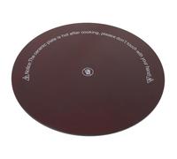SAFIGLE Plaque en Verre Ronde 205 MM Résistante à Haute Température pour Plaques à Induction Pièce Détachée de Cuisson Compatible Surface Lisse Facile à Nettoyer Remplacement pour