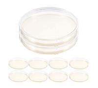 SAFIGLE Plaques De Gélose Pré-Coulées 10 Boîtes De Pétri En Agar Pour Laboratoire Expériences Scientifiques Isolement De Cultures Pures Fournitures D’Expérimentation