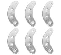 SAFIGLE Plaques Métalliques Protège-Talons en Métal 48 MM, Kit 3 Paires pour Réparation Semelle Chaussures et Talons, Adhésives, Usage Extérieur Quotidien, Protection Anti-Usure pour