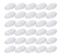 SAFIGLE Plaquettes Nasales à Pression en Silicone Transparentes Antidérapantes pour Lunettes 100 Paires Coussinets Protège-Nez pour Arête du Nez Réparation et Soleil Confort et