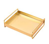 SAFIGLE Plateau Bijoux Doré Plateau De Rangement Pour Objets Divers Et Organisation Ménagère