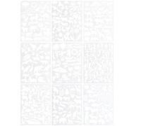 SAFIGLE Pochoirs de Peinture Animaux 9 Pièces, Modèles DIY Réutilisables en Plastique pour Dessin, Peinture Graffiti, Activités Créatives et Loisirs Artistiques, Kit Pochoir à Dessin