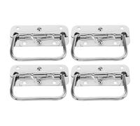 SAFIGLE Poignées Pliantes et Usage Polyvalent en Acier Inoxydable Lot de 4 Prise Sécurisée pour Boîte à Outils Adaptées au Transport L'extraction