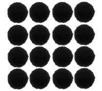SAFIGLE Pompons Noirs Élastiques 10 MM Lot de 500 Pièces Boules Moelleuses en Peluche pour Loisirs Créatifs Décoration Intérieure Projets DIY et Artisanat Accessoires pour Garçon et