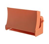 SAFIGLE Porte-Chaussures Mural Pliable Orange sans Perforation Organisateur de Chaussures Suspendu pour Salle de Bain et Chambre Étagère à Chaussures Compacte et Fonctionnelle pour
