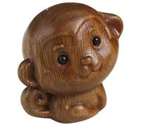 SAFIGLE Porte-Clés Pendentif Singe du Zodiaque Chinois en Bois, Décoration Suspendue et Accessoire de Téléphone Pratique