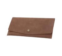 SAFIGLE Portefeuille Enveloppes Budget Style Rétro en Similicuir Marron Clair Pochettes Multi-Cartes, Organiseur Compact pour Gestion des Billets Et Reçus pour Hommes Et Femmes