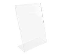 SAFIGLE Présentoir Acrylique Transparent Support Affichage de Table Stable pour Menu Numéro de Table Mariage et Affiches Porte-signes Léger et Antidérapant pour Bureau Restaurant et