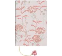 SAFIGLE Protège Cahier Tissu Floral Esthétique Housse de Protection Souple pour Carnet et Manche Pratique et Design Élégant pour Amateurs de Lecture