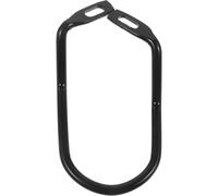SAFIGLE Protège Dérailleur Arrière de Vélo en Acier Noir pour VTT Pliant