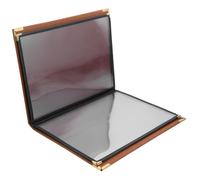 SAFIGLE Protège-menu Transparent PVC Flexible Réutilisable Couverture pour Recettes et Menus de Restaurant Facile à Nettoyer et Pratique