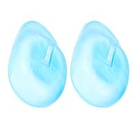 SAFIGLE Protège-oreilles en Silicone Étanche Bleu 2 Pièces pour Coloration et Soins Capillaires, Couvre-oreilles Réutilisable, Protection Auditive Salon Coiffure, Accessoire