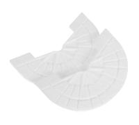 SAFIGLE Protège Talon en Caoutchouc Blanc 4mm Épaisseur pour Chaussures et Baskets, Semelles Antidérapantes Résistantes à L'abrasion Promenades en Ville