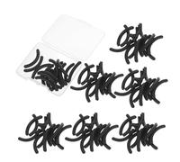 SAFIGLE Recharges en Caoutchouc Noir pour Recourbe-cils - 210 Coussinets de Rechange Élastiques Universels - Patchs Doux et Solide pour Accessoires Cosmétiques, Adaptés aux Yeux