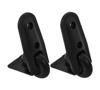 SAFIGLE Roues de Rechange pour Valise 2 Pcs Noir, Roulettes Pivotantes Silencieuses en Plastique Solide, Kit Réparation Bagages, Adaptées pour Valises à Roulettes de Voyage, Remplacement