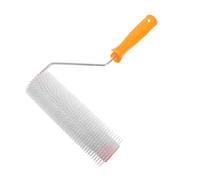 SAFIGLE Rouleau à Pointes pour Ciment Manche Ergonomique en Acier Inoxydable, Outil pour Élimination des Bulles, pour Bricolage et Rénovation Maison