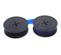 SAFIGLE Ruban à Bobine pour Machine à Écrire Manuelle Bleu en Nylon Impression Claire Décoloration, Compatible pour Usage Bureau et École