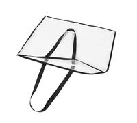 SAFIGLE Sac de Rangement pour Œuvres Art Transparent avec Poignée et Fermeture Éclair Pochette Portfolio Grand Format pour Affiches Dessins et Documents Sac de Transport Portable pour