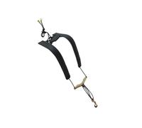 SAFIGLE Sangle de Cou Saxophone Ajustable Harnais Épaule Confortable pour Sax Alto Ténor Baryton Noir