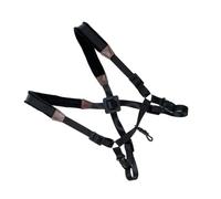 SAFIGLE Sangle de Harnais Saxophone Réglable Nylon Confortable et Légère Support Épaule et Poitrine pour Sax Alto Ténor Soprano