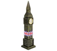 SAFIGLE Sculpture Décorative Big Ben Vintage Compacte, Modèle D’Architecture en Résine, Statue Souvenir Royaume-uni, Décoration Intérieure Bureau Et Maison, Ornement Collectible Londres
