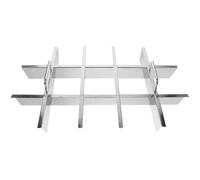 SAFIGLE Séparateur à riz pour portionner le tofu : Grille de découpe en acier inoxydable pour récipient à riz, 15 compartiments, idéale pour la préparation des repas et les restaurants.