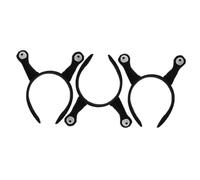 SAFIGLE Serrage-têtes Antennes D'escargot 3 Pièces Noir Bandeau Déco Cheveux Femme Cosplay Fête