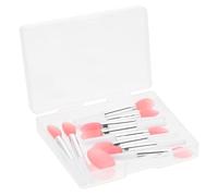 SAFIGLE Set de Applicateurs Silicone Semi Transparents Pinceaux pour et Rouge à Outil et Compact pour Maquillage Voyage et Usage