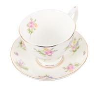 SAFIGLE Set Tasse Café Porcelaine Fine avec Plateau Mug Multifonction pour Lait et Thé Design Élégant et Finition Soignée Os de Chine pour Usage Quotidien et Goûter