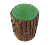 SAFIGLE Souche D'arbre Décorative Creuse 15 Cm Diamètre X 20 Cm Hauteur Mousse Artificielle Réaliste, Décoration de Table Rustique pour Mariage, Centre de Table Nature, Décoration D'allée