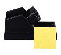 SAFIGLE Support de Fer à Souder pour Pyrogravure Polyvalent Compact et Portable avec Éponge de Nettoyage Incluse Compatible Multi-Modèles Construction Solide Résistante à la Chaleur