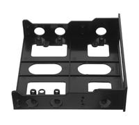 SAFIGLE Support de Montage pour Disque Dur 3,5 Pouces en Plastique Noir Conception Creuse Ouverte Compatible Multi-appareils pour Mise à Niveau PC de Bureau