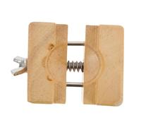 SAFIGLE Support de Montre Réglable en Bois Étau de Montre Compact Outil D’horloger Solide Professionnel et Personnel Taille Ajustable Outil de Réparation Portable