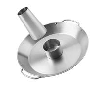 SAFIGLE Support de Poulet Inoxydable Amovible pour Barbecue Rôtissoire Ronde Résistante Rack de Cuisson Pratique pour Rôtir Au Brasero