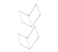 SAFIGLE Support de Rangement pour Cintres Polyvalent 2 Pièces, Métal Résistant, Finition Antirouille, Gain de Place, Organise Vêtements et Serviettes, Salle de Bain et Buanderie