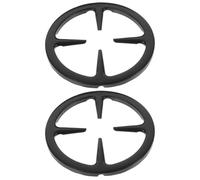 SAFIGLE Support pour Cafetière en Fer Noir 2 Pièces Design Innovant Antidérapant pour Brûleur à Gaz, Cuisine et Préparation de Café à Domicile