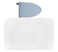SAFIGLE Table à Repasser Mini Pliable en Polyester avec Mousse et Filet Isolant, Résistante Déformation, pour Repassage de Vêtements Thermiques à Domicile