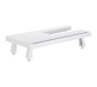 SAFIGLE Table Extension en Plastique Blanc pour Machine à Coudre Brother Jk17b Ja001 Ja007 Jv1400, Légère et Résistante pour Projets de Couture de Toutes Tailles