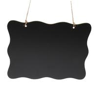SAFIGLE Tableau Ardoise Double Face Suspendu Effaçable pour Porte et Mur Petite Plaque Légère avec Surface Lisse Décoration Intérieure Extérieure Polyvalente pour Messages et Mémos
