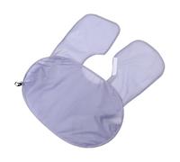 SAFIGLE Tablier de Rasage Barbe Polyester Bavoir Pratique Anti-poils pour Homme Facile à Porter et Nettoyer Protège Évier et Drain Gris Multifunctionnel