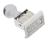 SAFIGLE Tampon Dateur Réglable 2022-2033 Molette Impression Précise Plastique et Métal Tampon Portable pour Bureau École et Usage Quotidien Numéroté Multifonctionnel