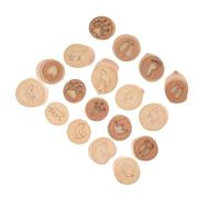 SAFIGLE Tampons en Bois Motif Empreinte D’Animaux - Ensemble 2 X 9 Pièces Petits Tampons Animaux Mignons pour Loisirs Créatifs Scrapbooking Activités Préscolaires et Présents Garçon et