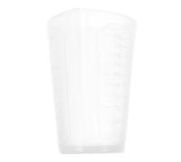 SAFIGLE Tasse à Mesurer Triangulaire en Silicone Alimentaire 200 Ml Antiadhésive Transparente pour Cuisson, Loisirs Créatifs et Fabrication de Résine Époxy Graduation Précise