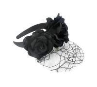 SAFIGLE Tête De Fête Décorative En Tulle Avec Fleurs Accessoire De Mode Pour Femmes Pour Halloween Et Événements