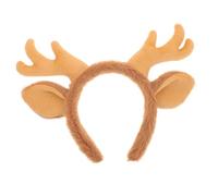 SAFIGLE -tête Renne Noël Peluche Bandeau Oreilles Cerf Mignon Pour Filles Femmes Cosplay Fêtes Fin Année Unique Doux Délicat