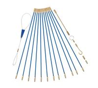 SAFIGLE Tiges de Tirage pour Câble Électrique Guide-fil pour Électricien Passage de Fils Murs et Conduits Outil de Traction pour Câbles Souples et Rigides