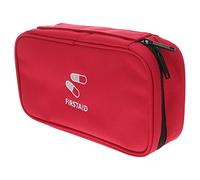 SAFIGLE Trousse de Portative Rouge Pochette Médicale Extérieure avec Compartiments Mesh pour Voyage Aventure et Maison