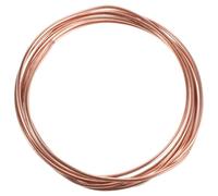 SAFIGLE Tube en cuivre 1,6 mm de diamètre extérieur x 0,6 mm de diamètre intérieur x 5 m - Tube de réfrigération rond en cuivre pur sans soudure pour systèmes CVC, industrie du réfrigérateur,