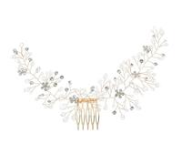 SAFIGLE Vigne de Cheveux Cristal pour Mariage avec Peigne Accessoire Élégant pour Mariée Décoration Chic pour de Mariage pour Sublimer Charme Lors des et Fêtes
